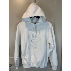 Fandom XP Pokémon Squirtle Hoodie Sweatshirt Size Medium White Blue‎